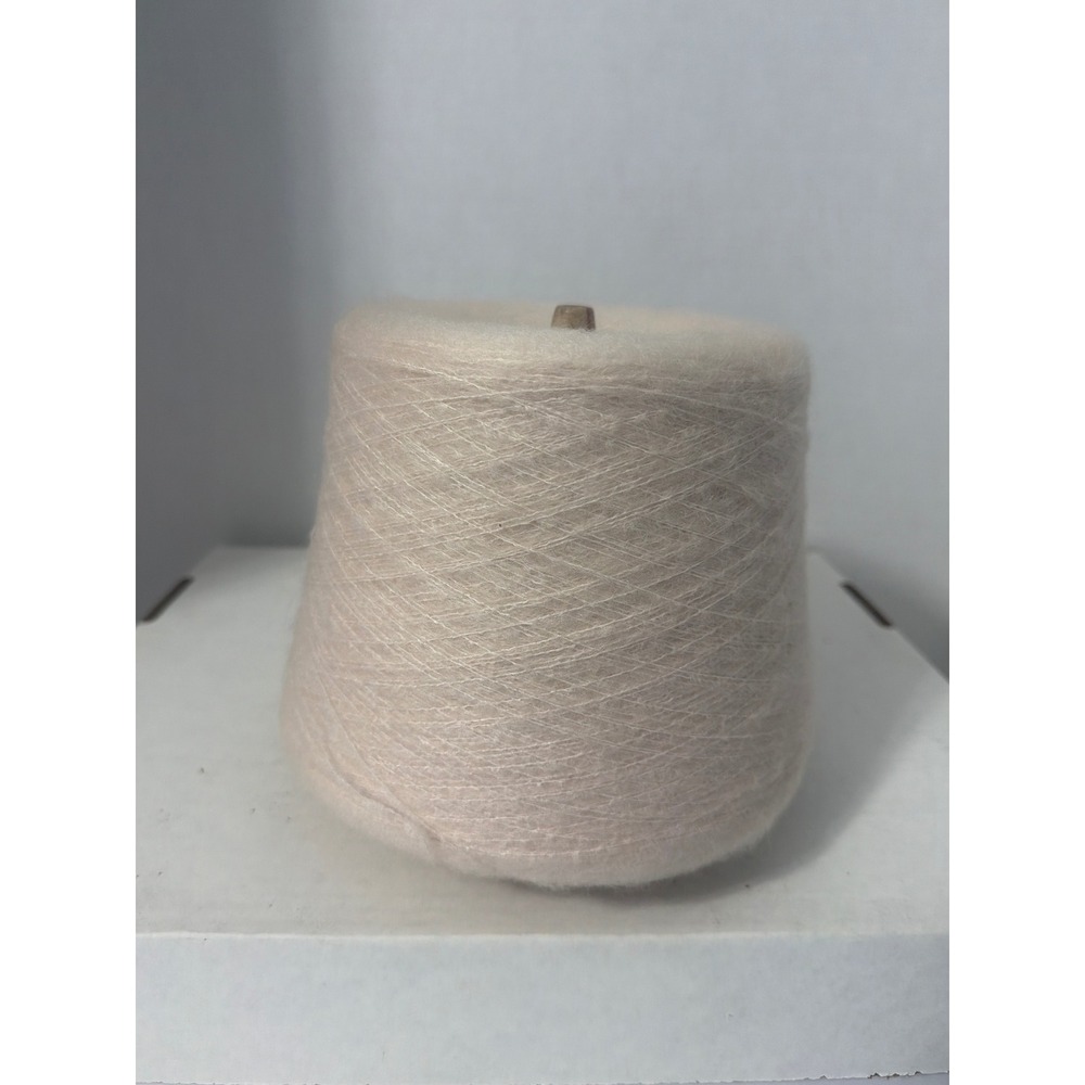 Igea Maria Italian Mohair Blend Yarn Cone Cream Beige Made in Italy 2725/255